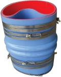 Trident VHT Blue Double Hump Exhaust Elbows